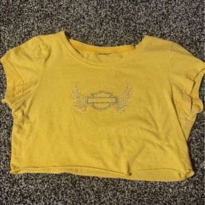 Harley Davidson Cropped Tee